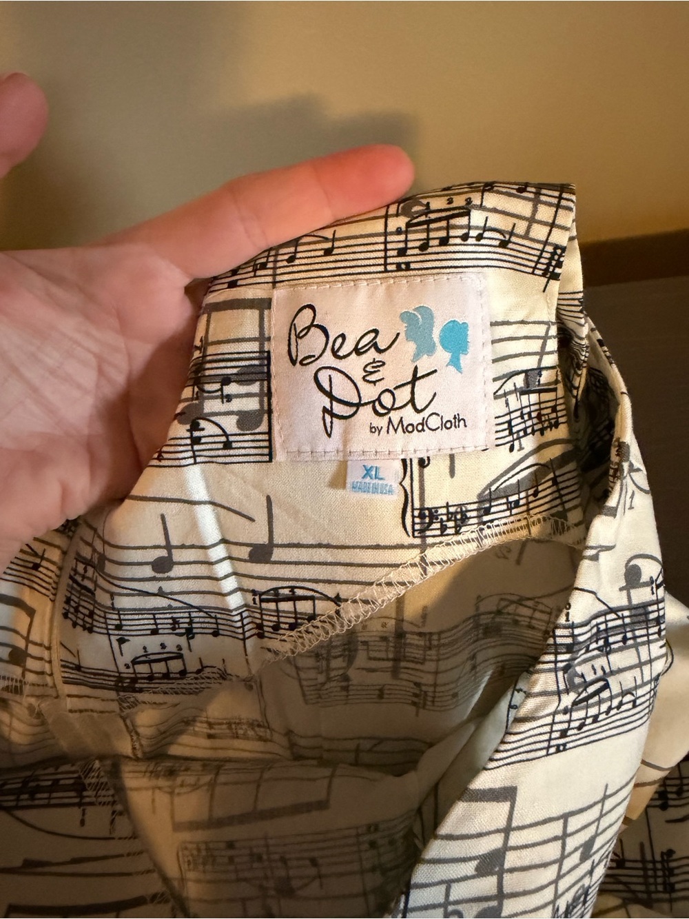 Modcloth Key Of Chic and Music Note Fit-&-Flare Midi Dress - Picture 6 of 10